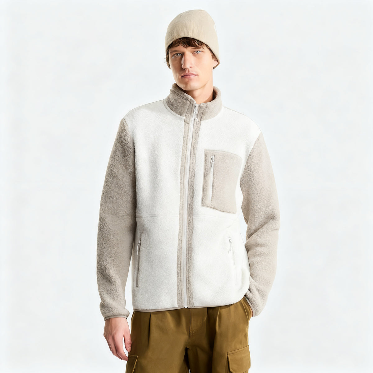 Men's Lightweight Waterproof Zip-Up Jacket