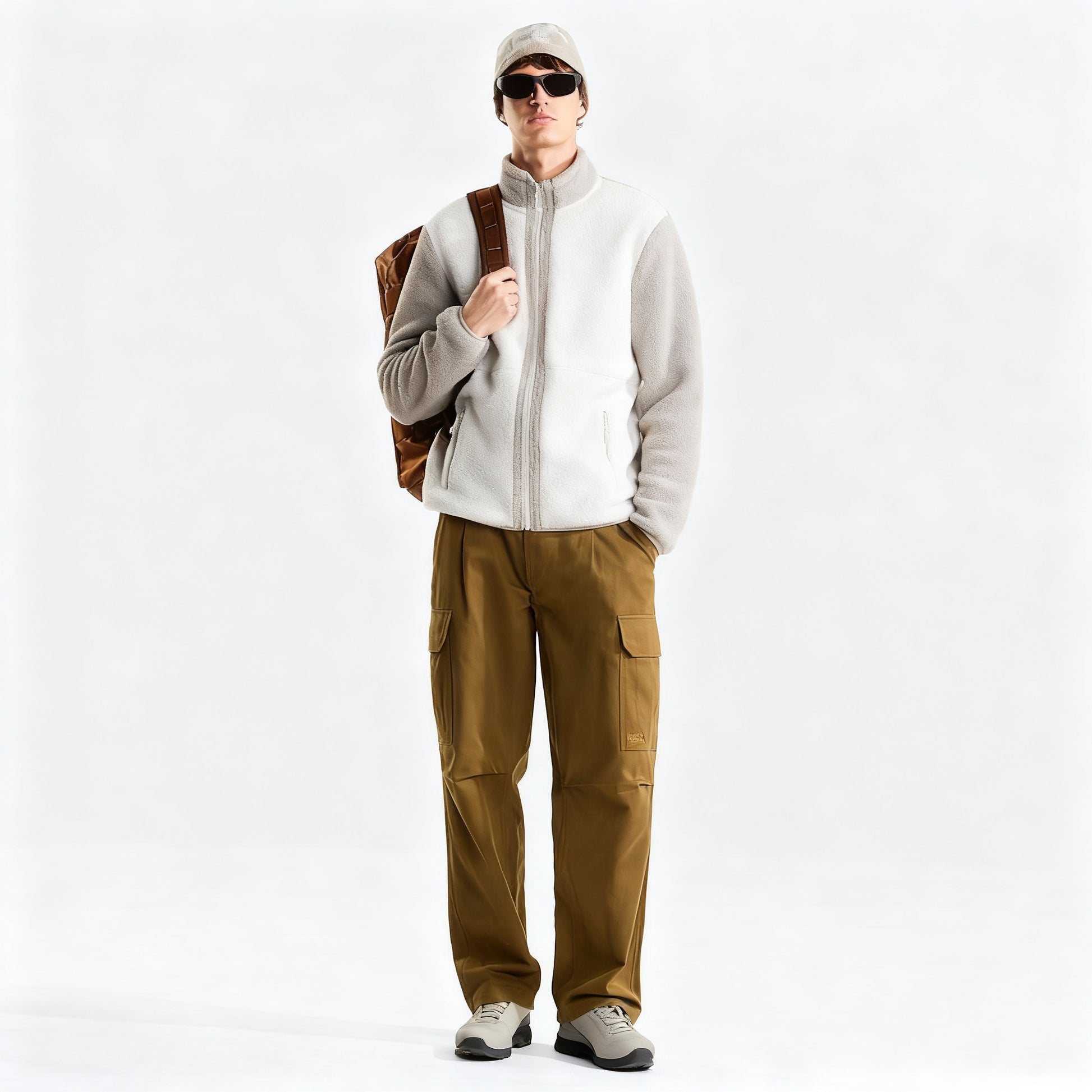 Men's Lightweight Waterproof Zip-Up Jacket