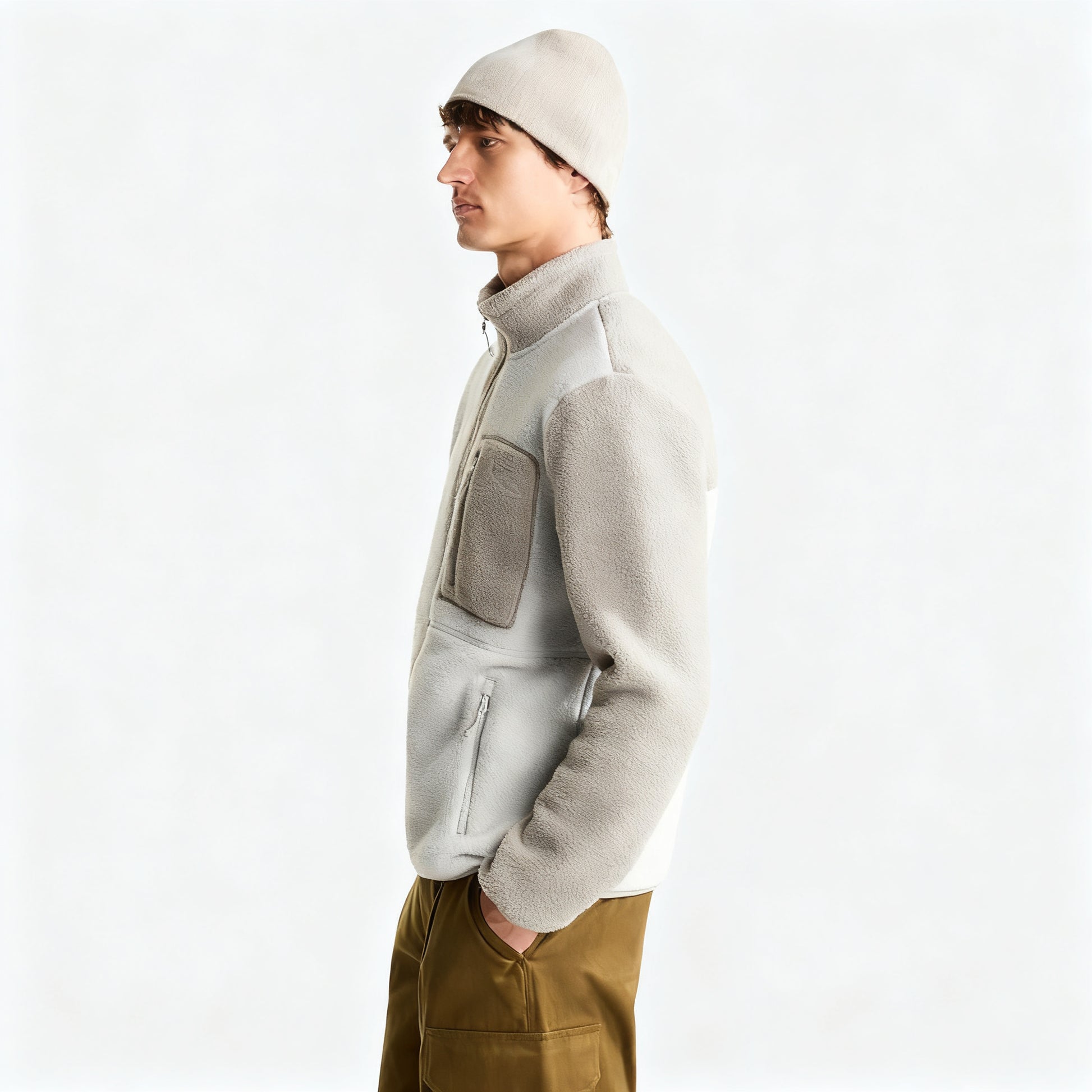 Men's Lightweight Waterproof Zip-Up Jacket