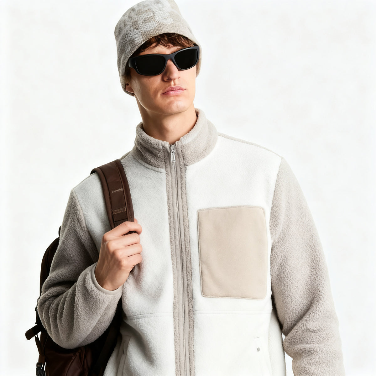 Men's Lightweight Waterproof Zip-Up Jacket