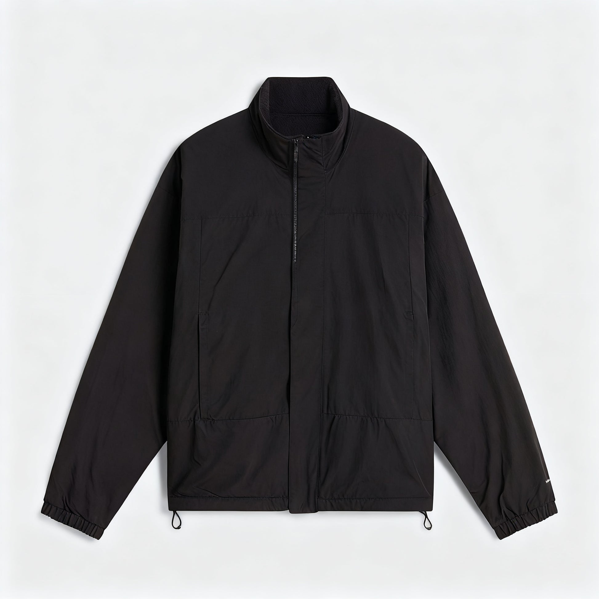 Black Zip-Up Jacket for Men