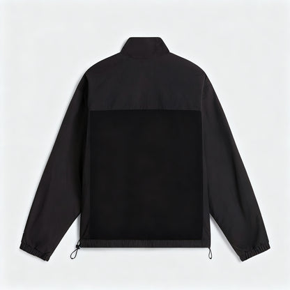 Black Zip-Up Jacket for Men