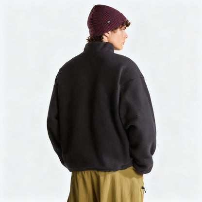 Black Zip-Up Jacket for Men