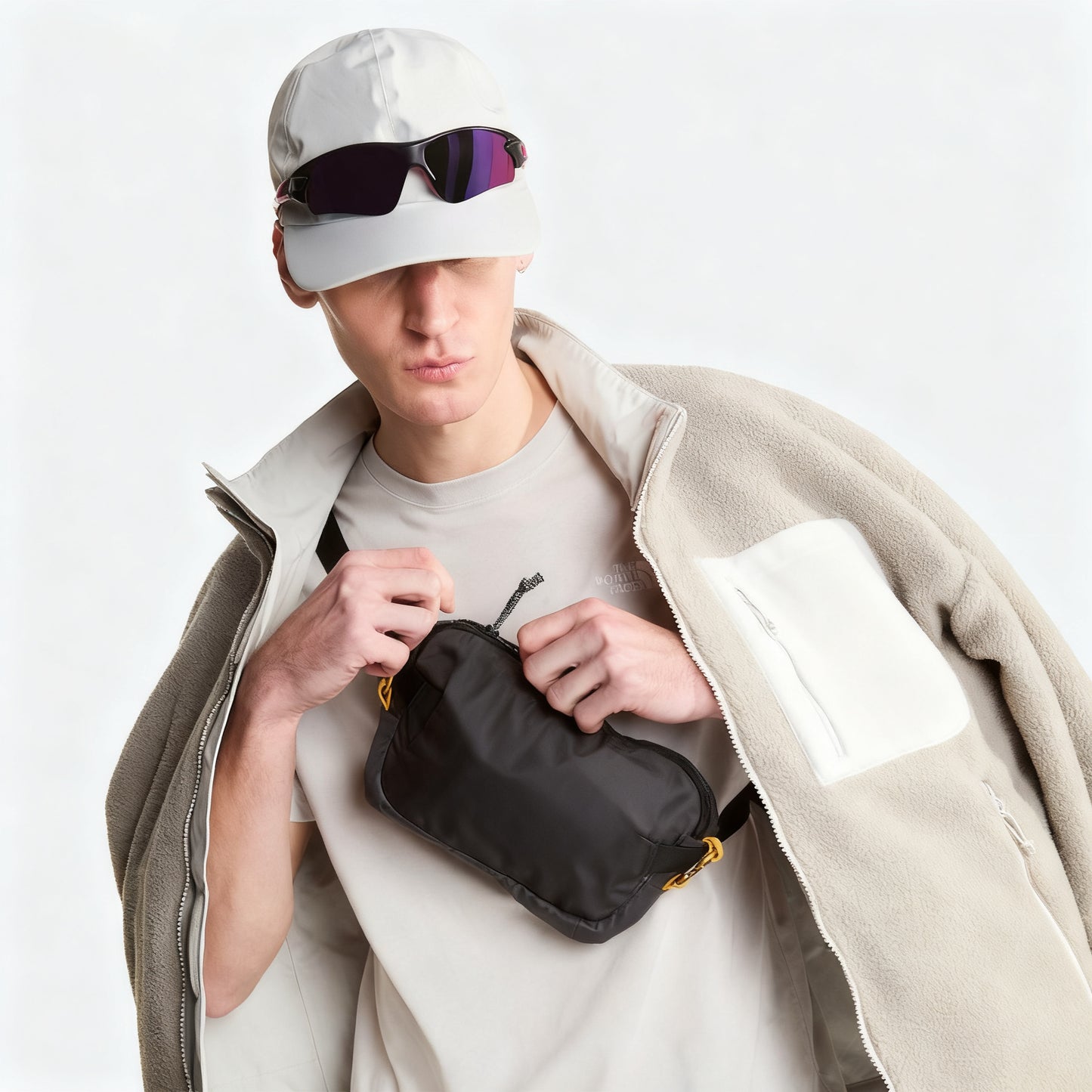 Men's Lightweight Waterproof Zip-Up Jacket